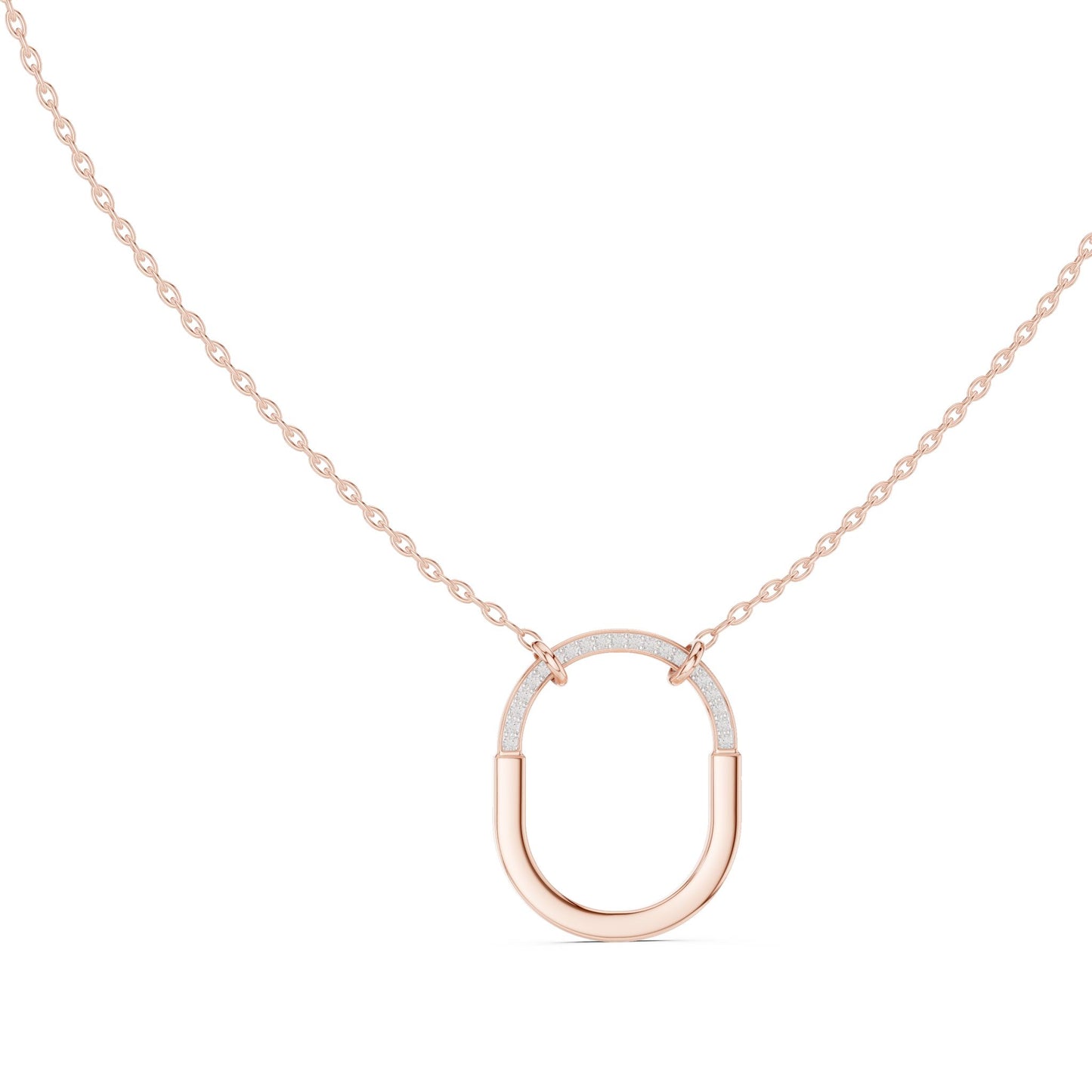 Round Lab Grown Diamond Pendant