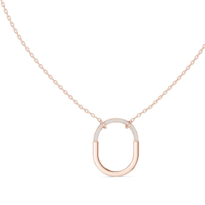 Round Lab Grown Diamond Pendant