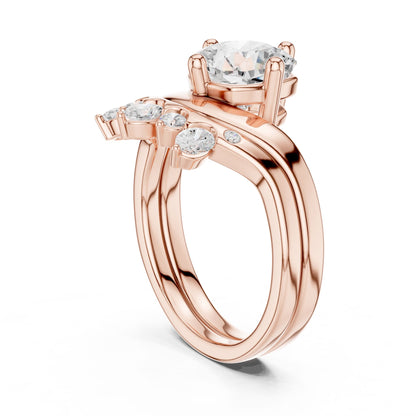 Round Lab Grown Diamond Solitaire Engagement Ring