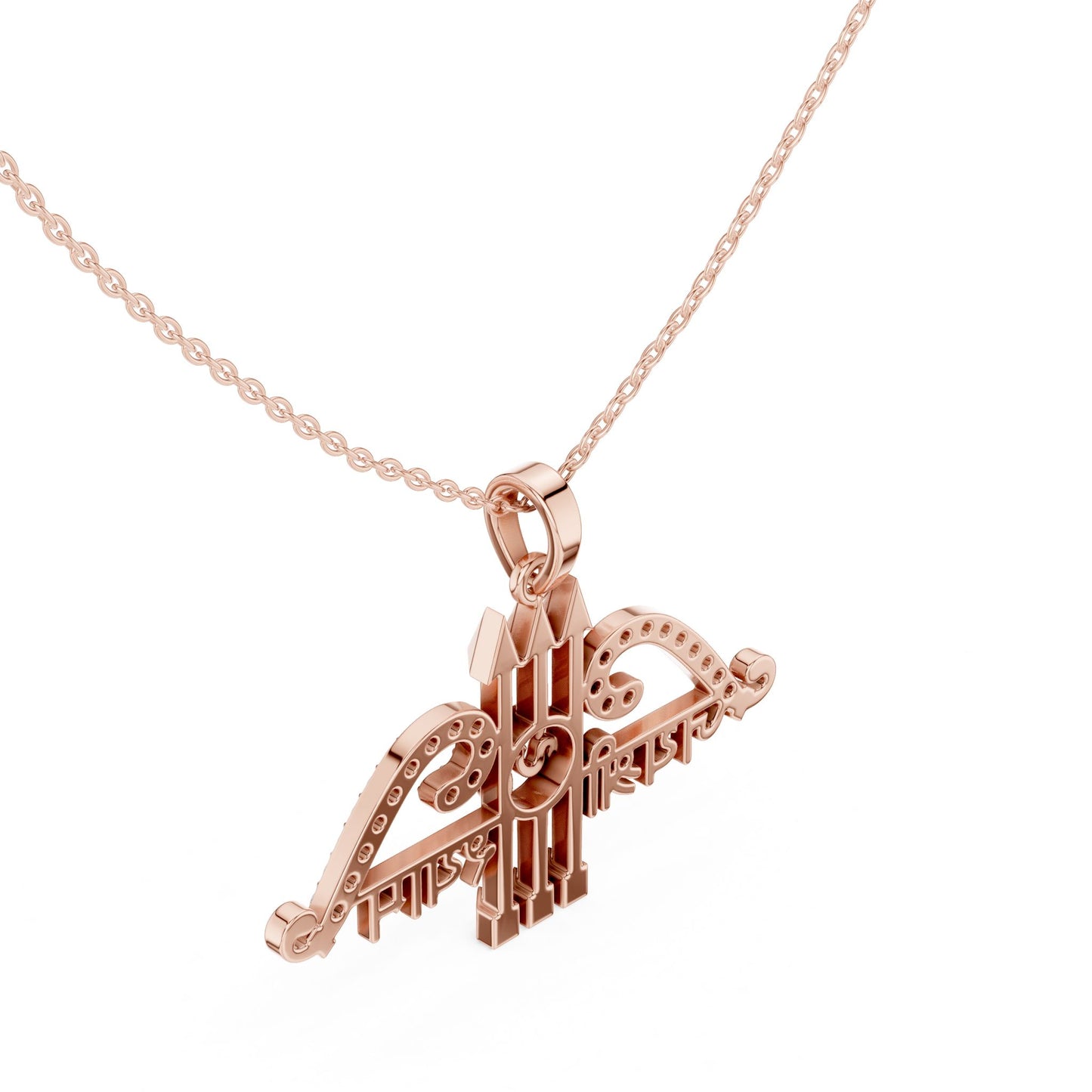Round Lab Grown Diamond Pendant