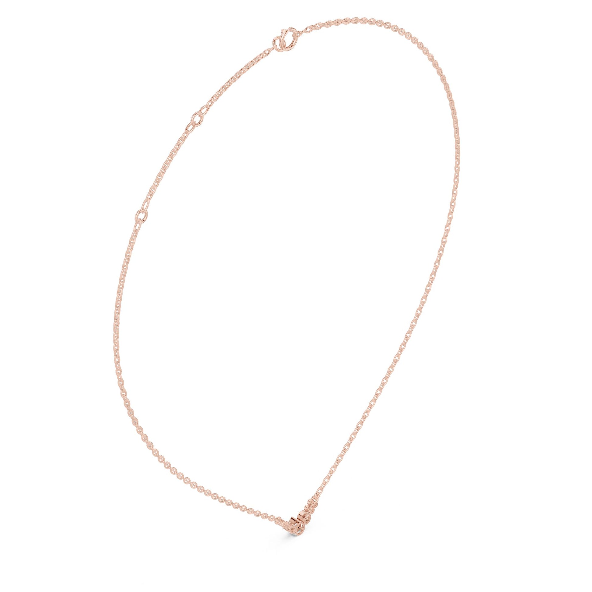 Round Lab Grown Diamond Pendant