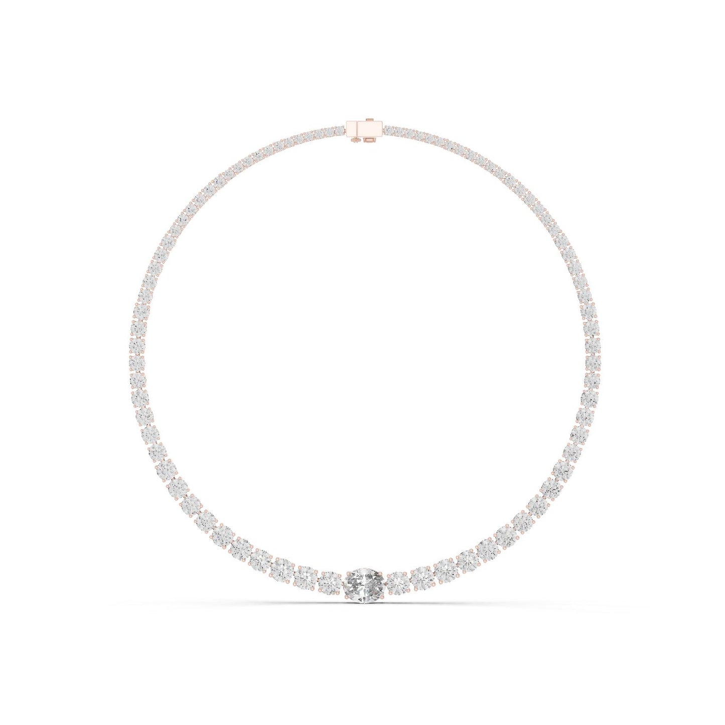 Round Lab Grown Diamond Pendant