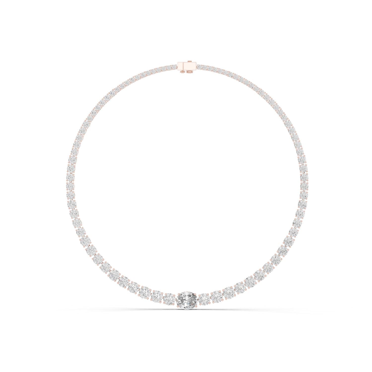 Round Lab Grown Diamond Pendant