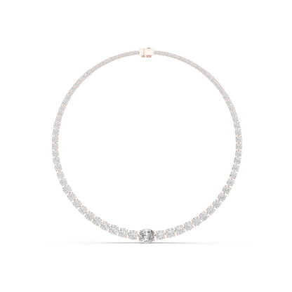 Round Lab Grown Diamond Pendant