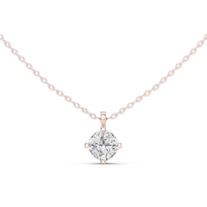 Round Lab Grown Diamond Pendant
