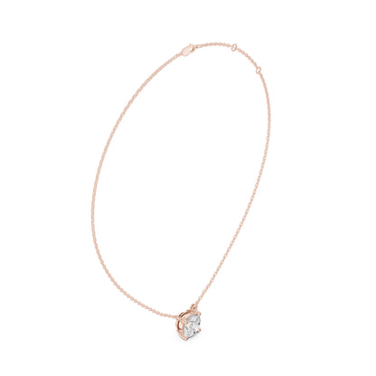 Round Lab Grown Diamond Pendant