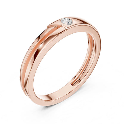Men's Round Lab Grown Diamond Ring