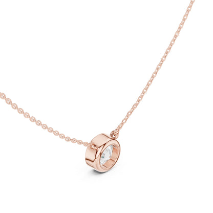 Round Lab Grown Diamond Pendant
