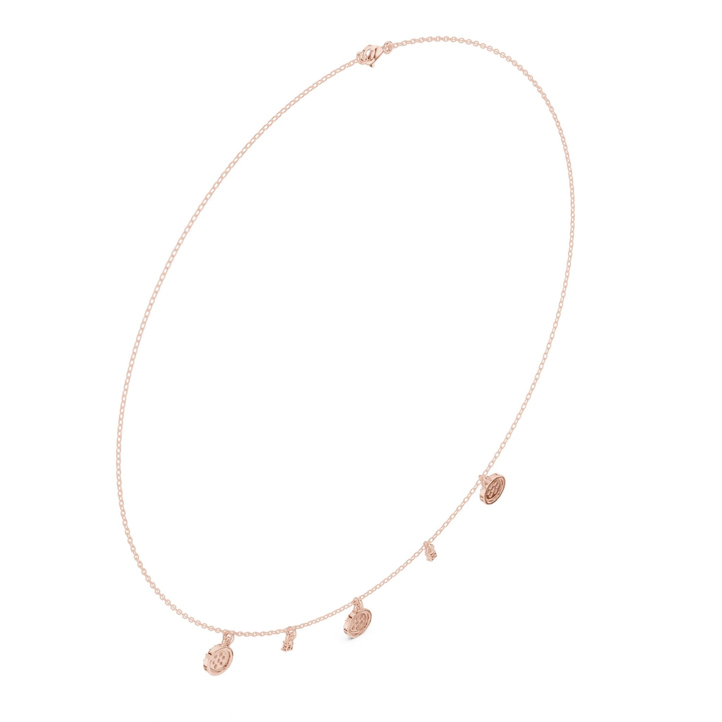 Round Lab Grown Diamond Pendant
