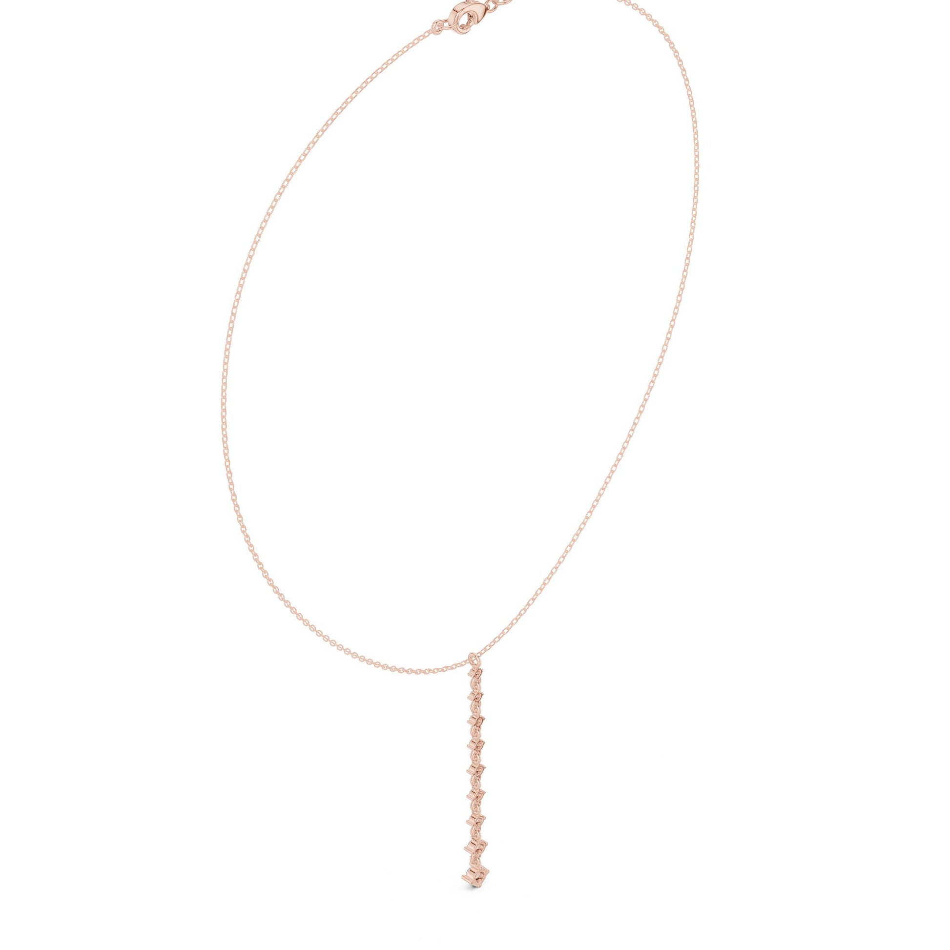Round Lab Grown Diamond Pendant