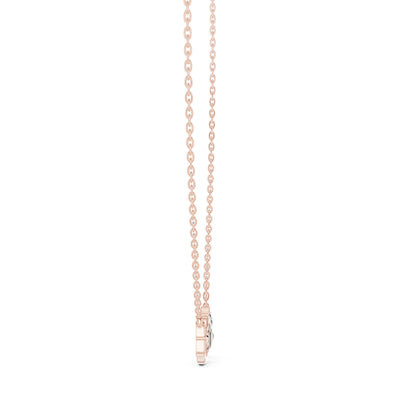 Round Lab Grown Diamond Pendant