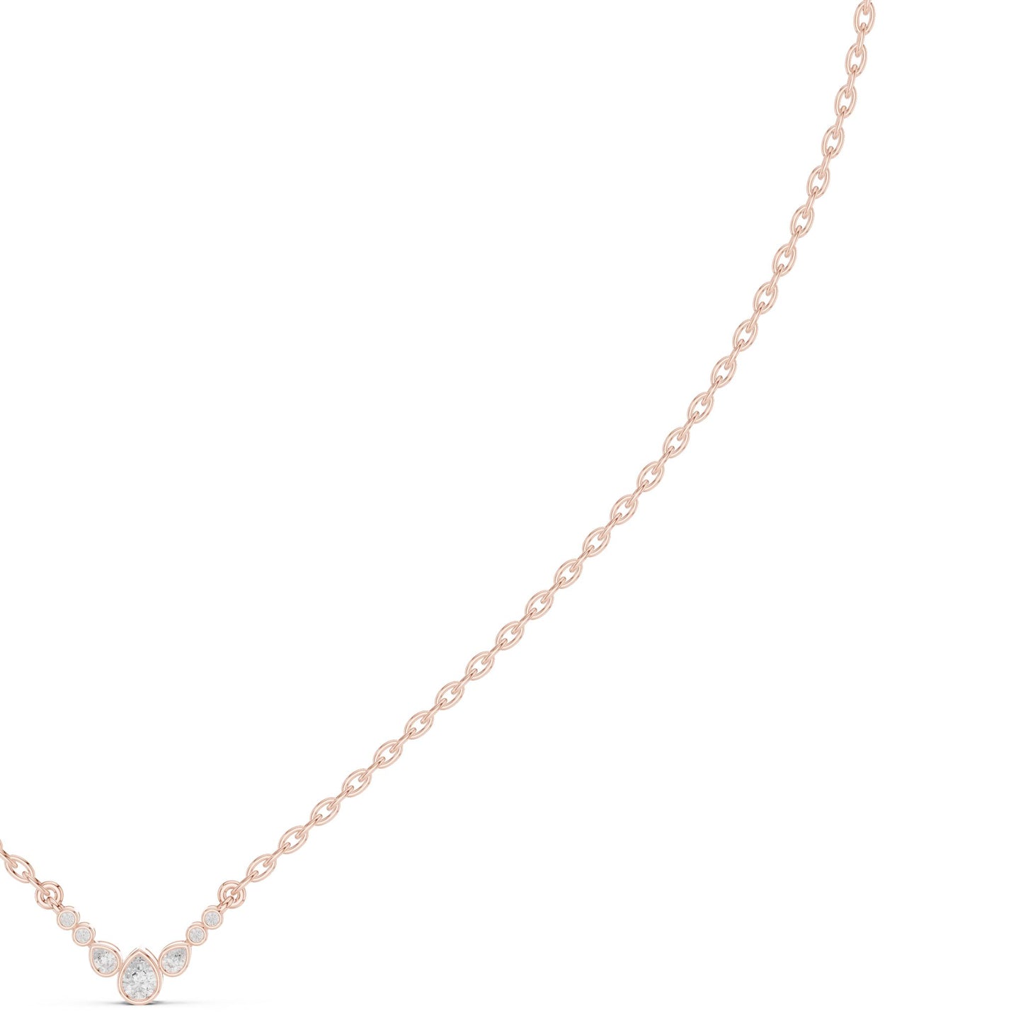 Round Lab Grown Diamond Pendant