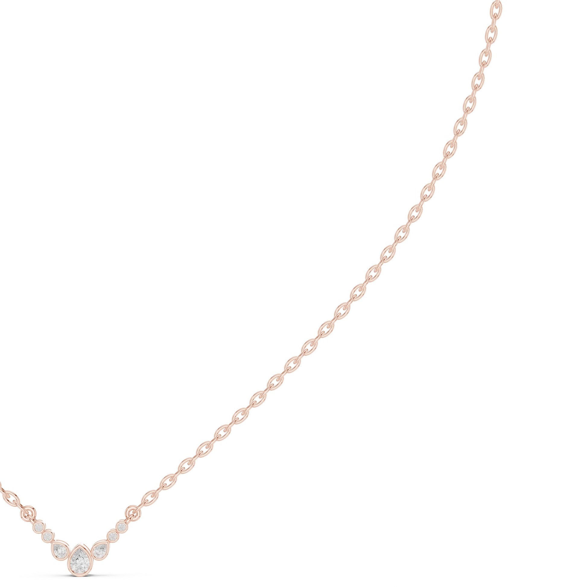Round Lab Grown Diamond Pendant