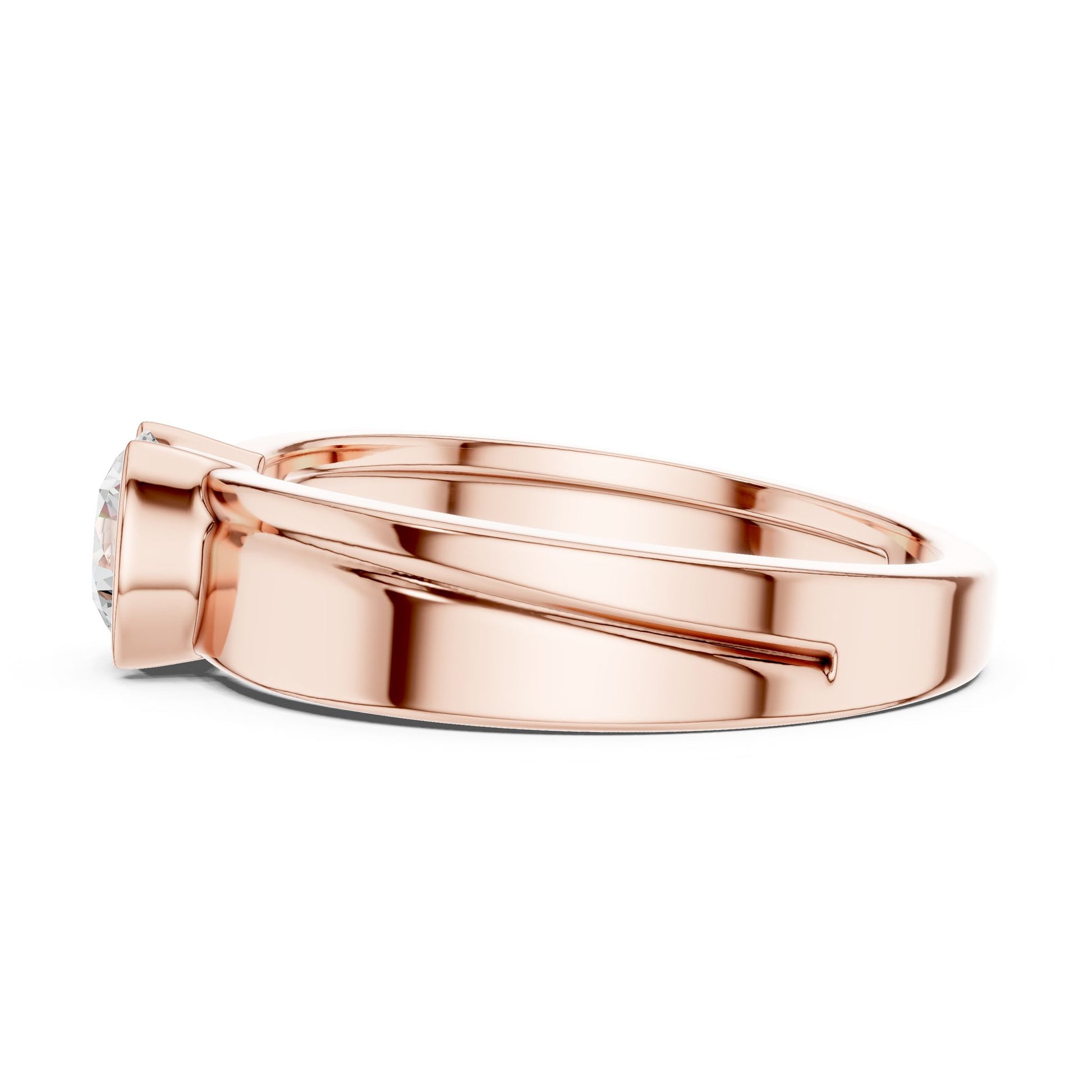 Men's Round Lab Grown Diamond Ring