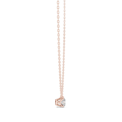Round Lab Grown Diamond Pendant
