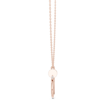 Round Lab Grown Diamond Pendant