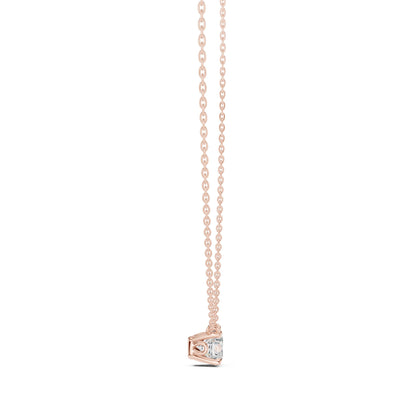 Round Lab Grown Diamond Pendant