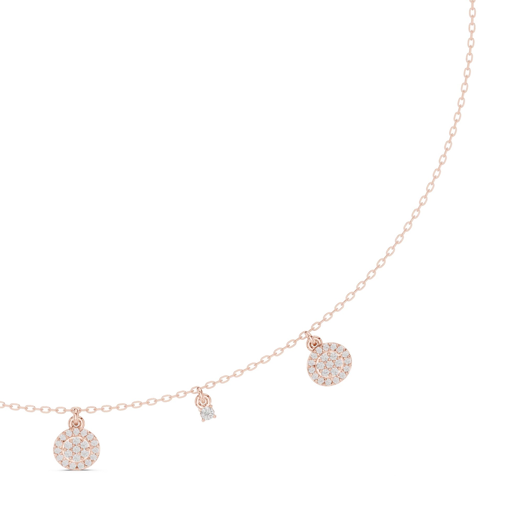 Round Lab Grown Diamond Pendant