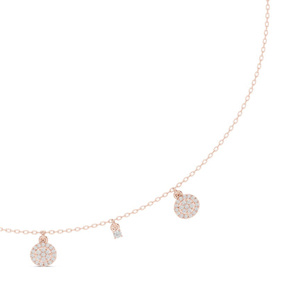 Round Lab Grown Diamond Pendant