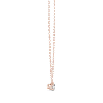Round Lab Grown Diamond Pendant
