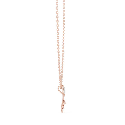 Round Lab Grown Diamond Pendant
