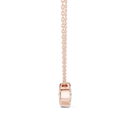 Round Lab Grown Diamond Pendant