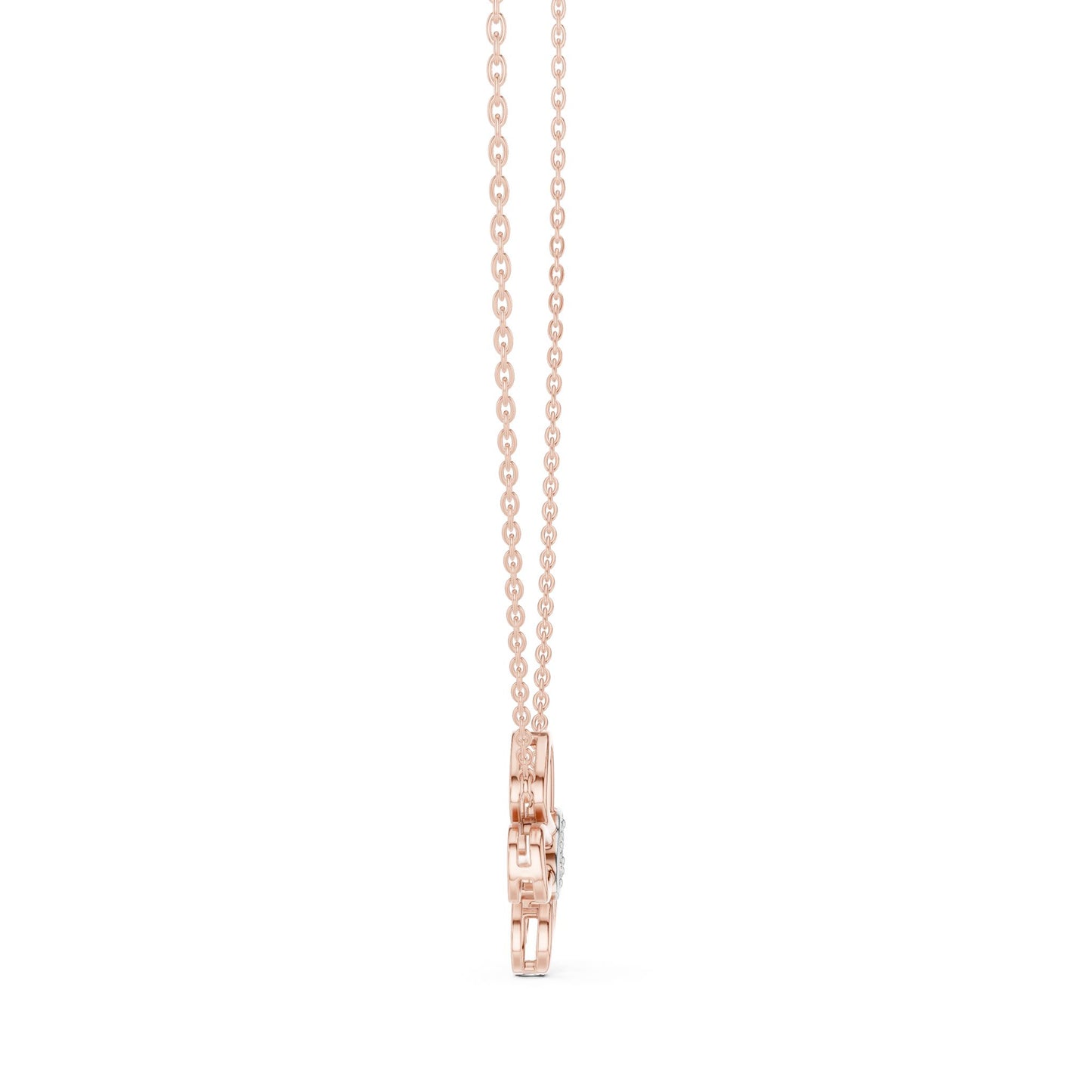 Round Lab Grown Diamond Pendant