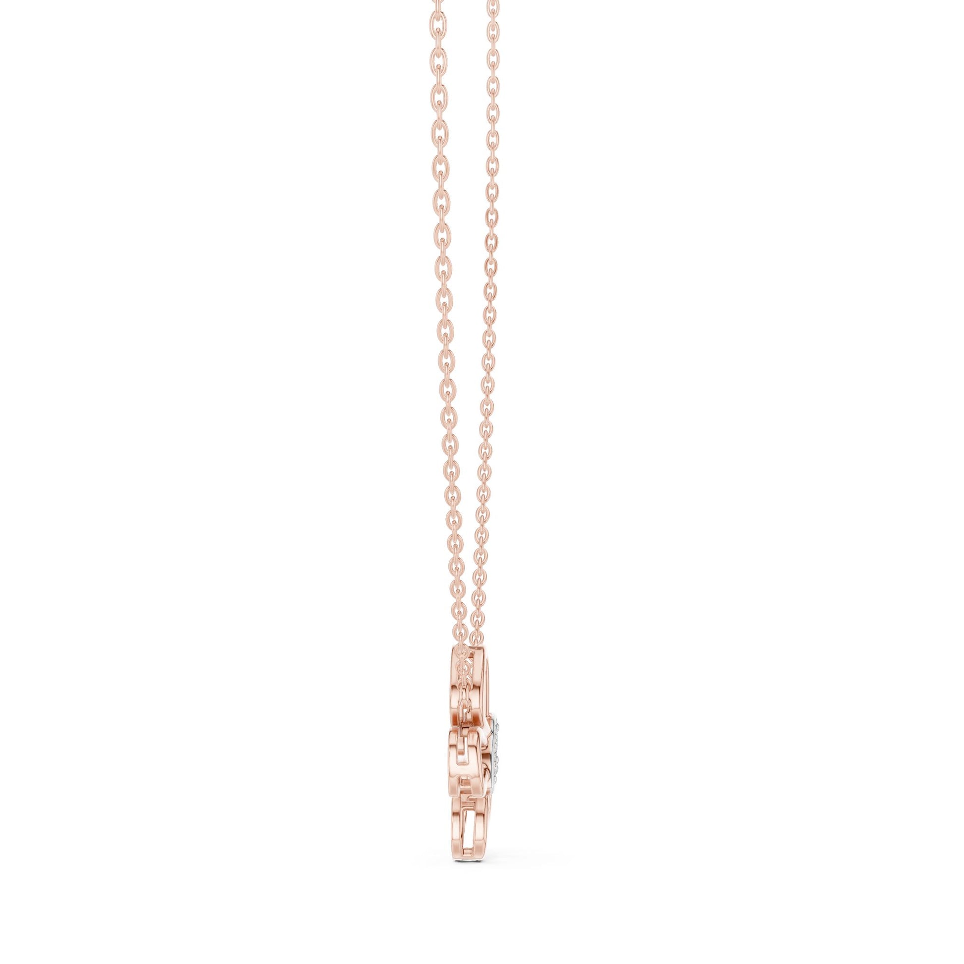 Round Lab Grown Diamond Pendant