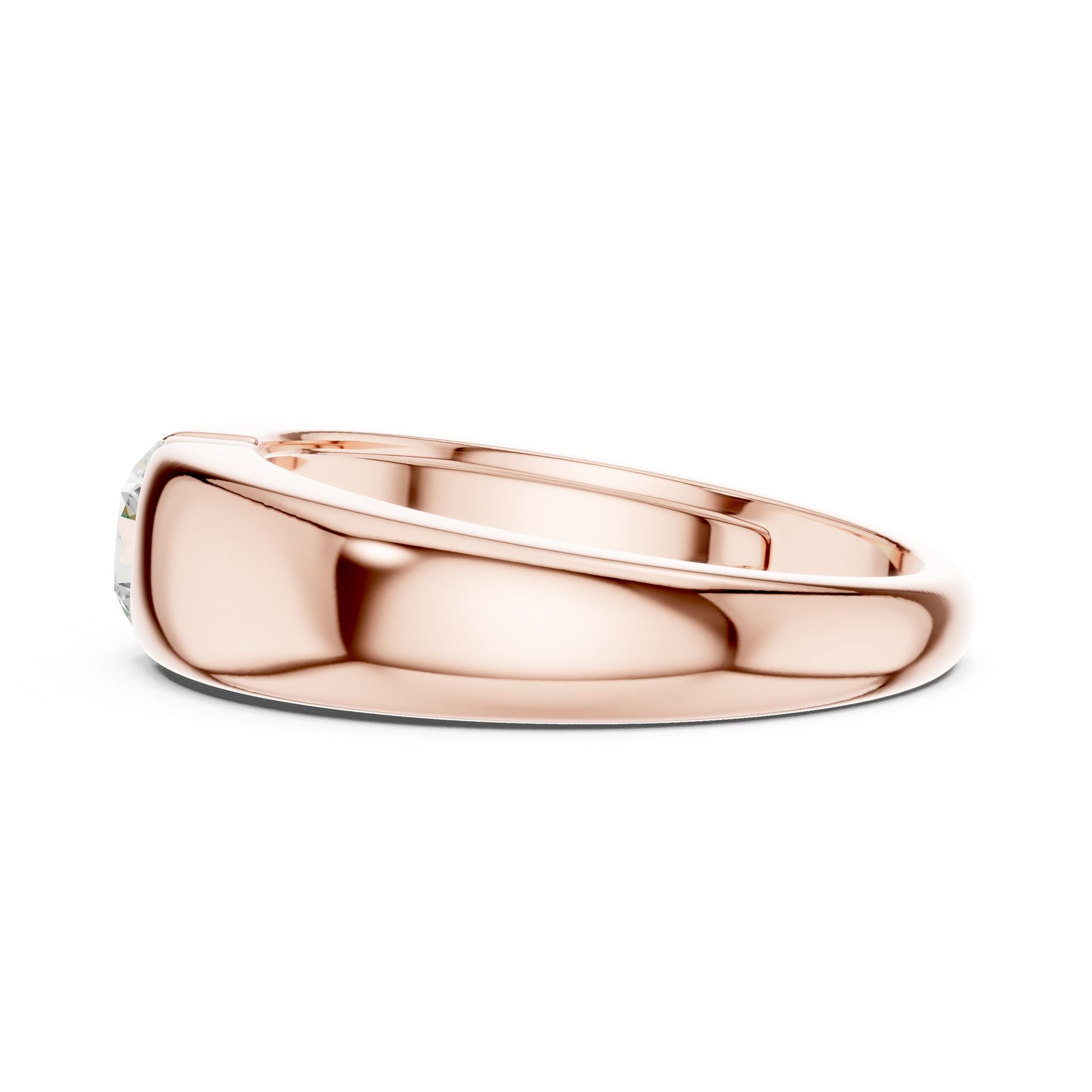 Men's Round Lab Grown Diamond Ring