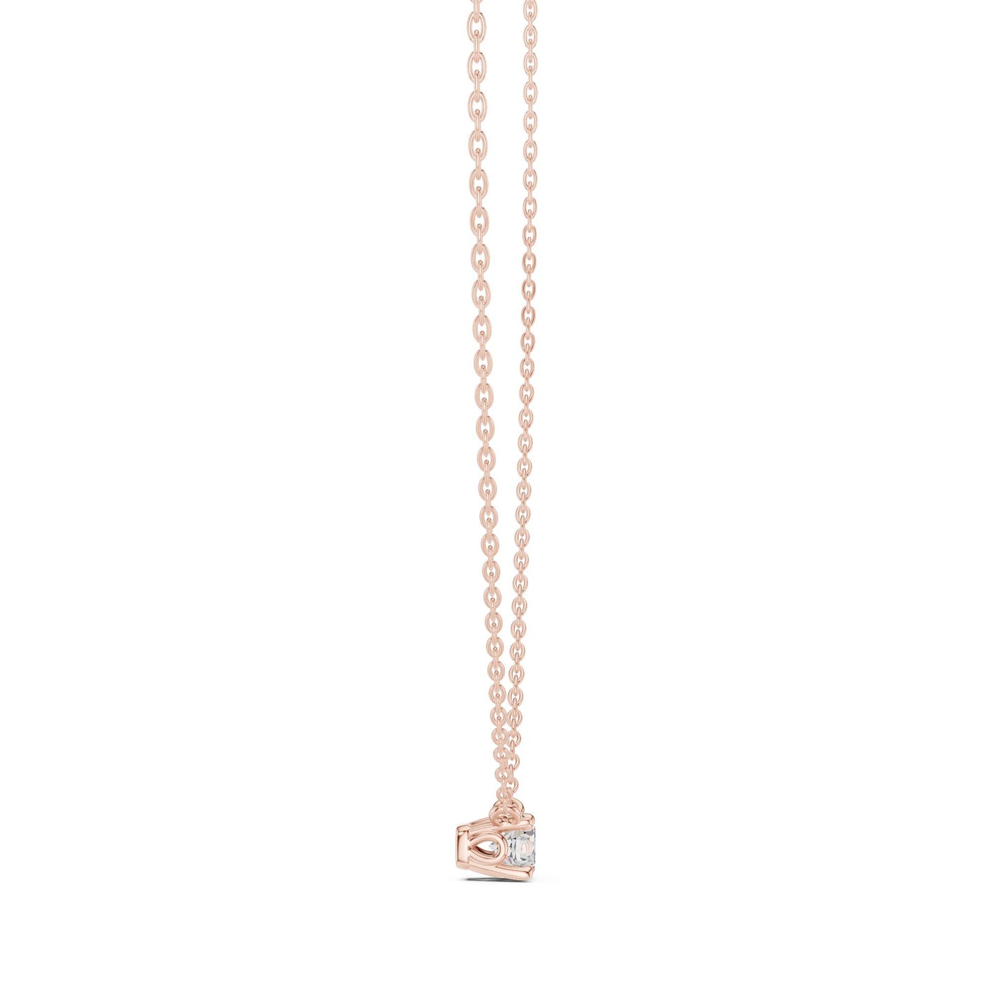 Round Lab Grown Diamond Pendant