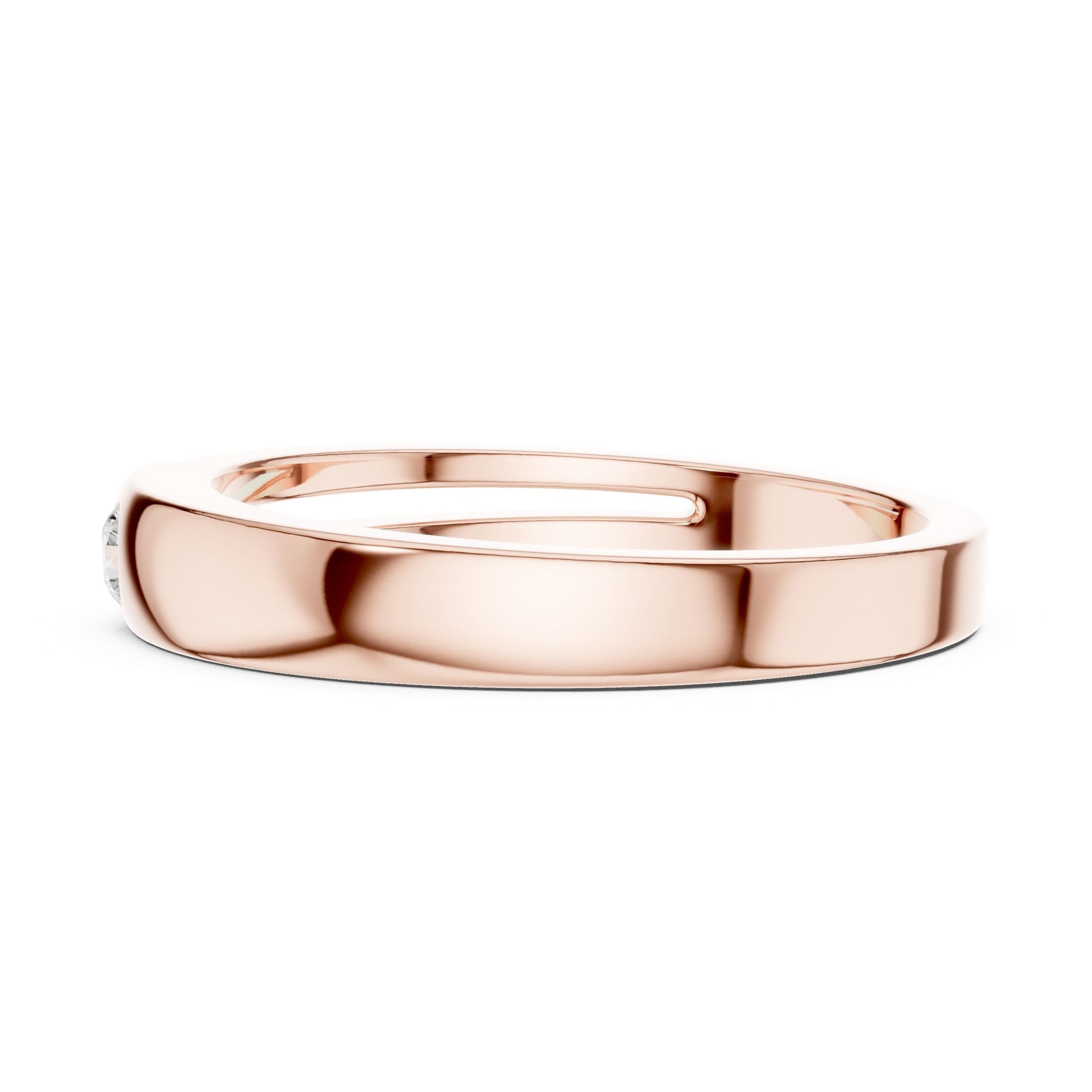 Men's Round Lab Grown Diamond Ring