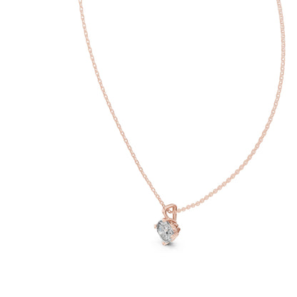 Round Lab Grown Diamond Pendant