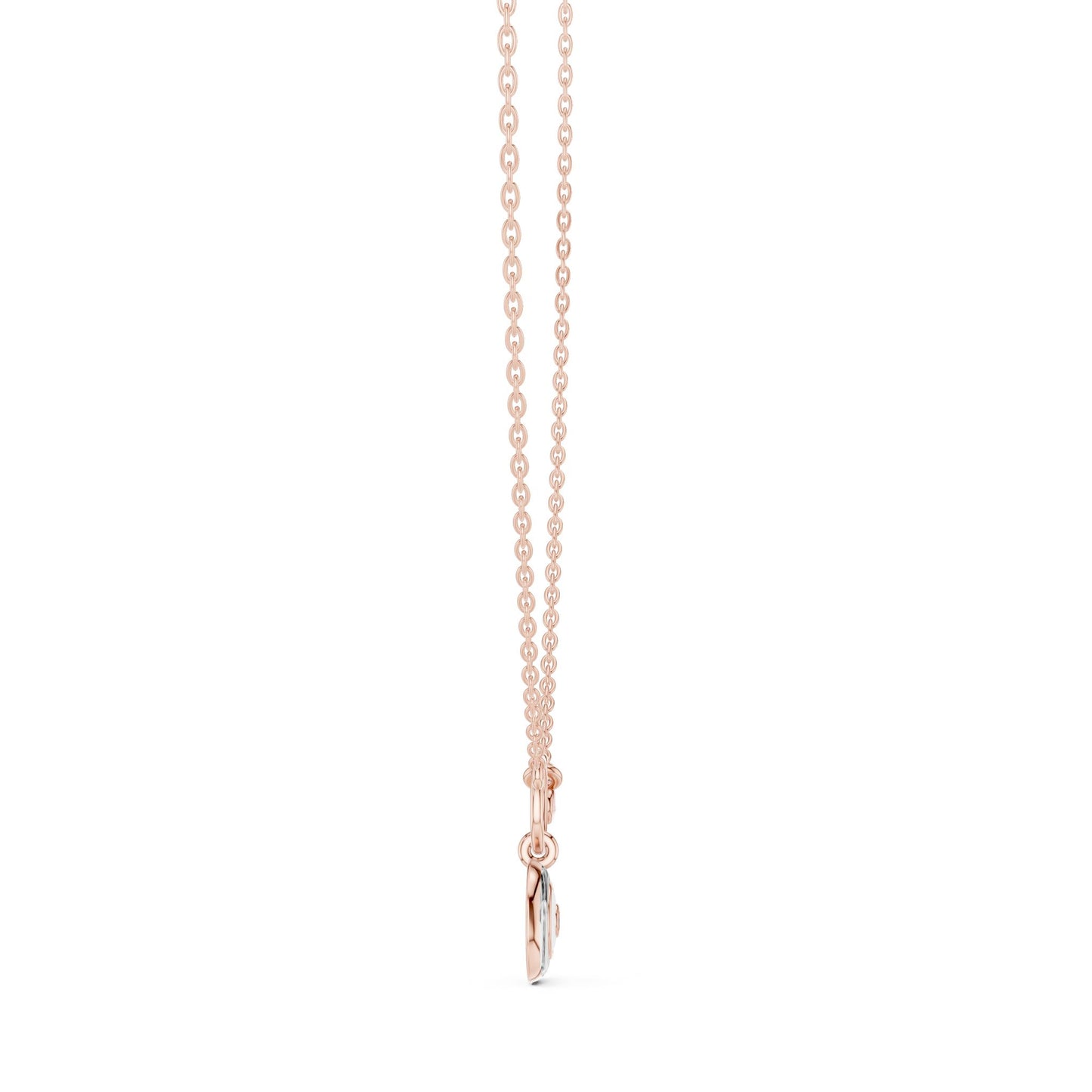 Round Lab Grown Diamond Pendant