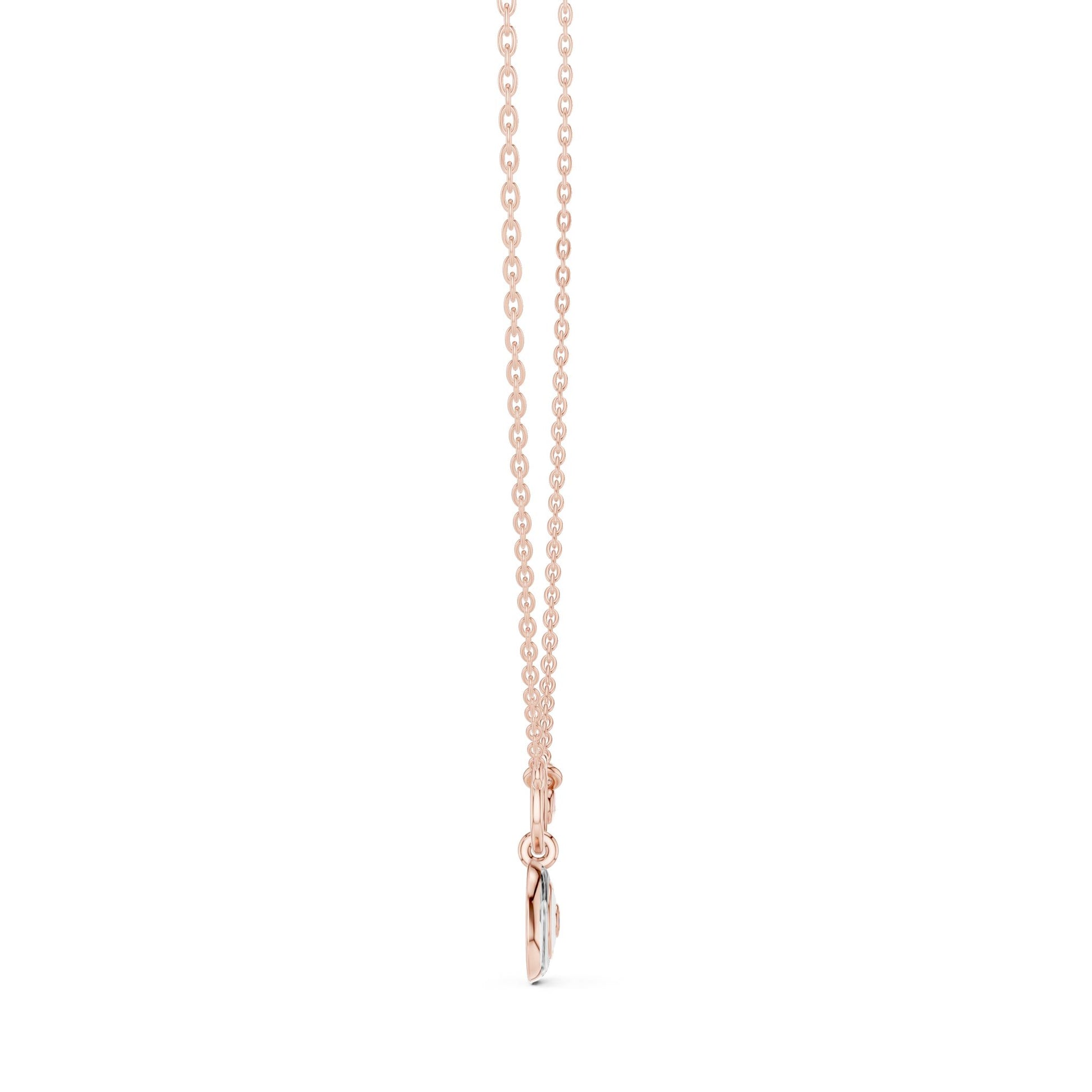 Round Lab Grown Diamond Pendant