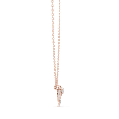Round Lab Grown Diamond Pendant