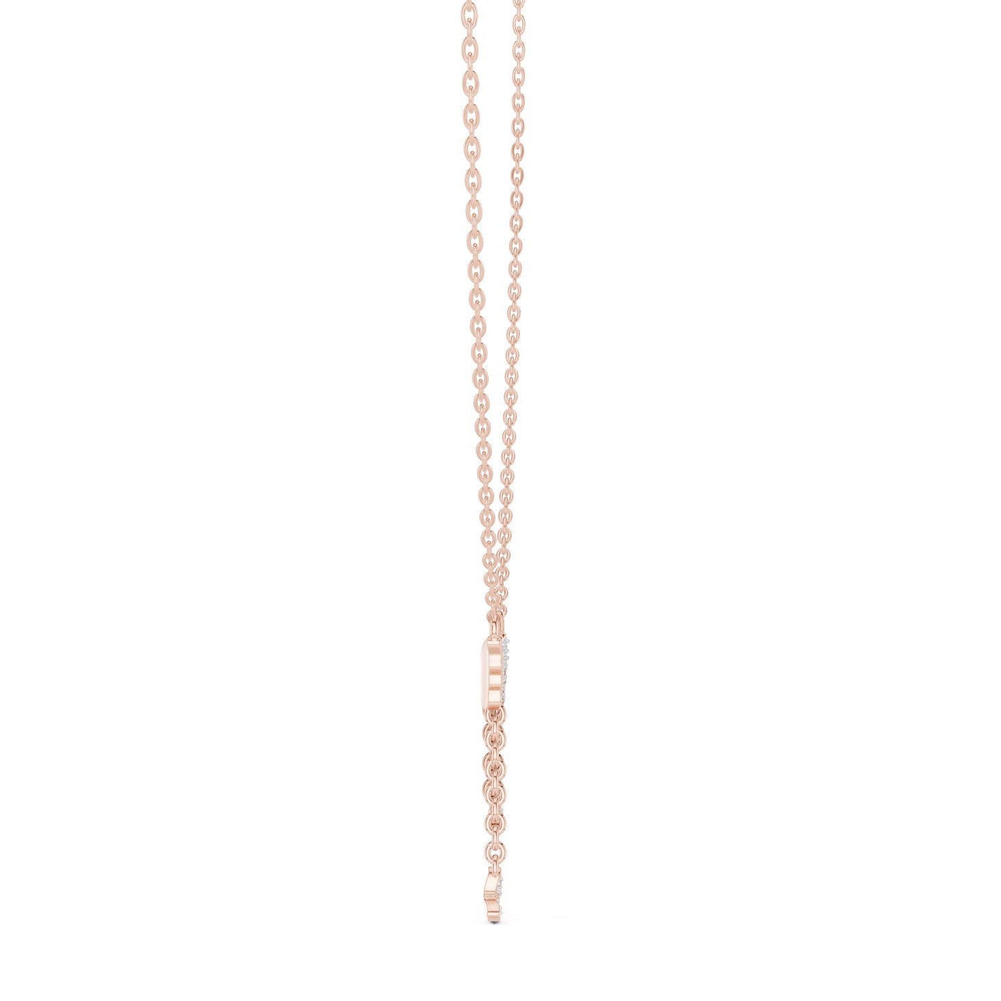 Round Lab Grown Diamond Pendant