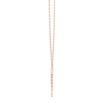 Round Lab Grown Diamond Pendant