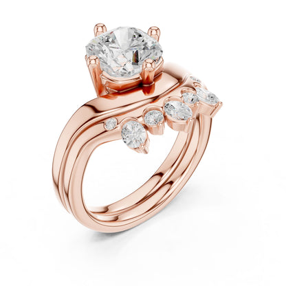 Round Lab Grown Diamond Solitaire Engagement Ring