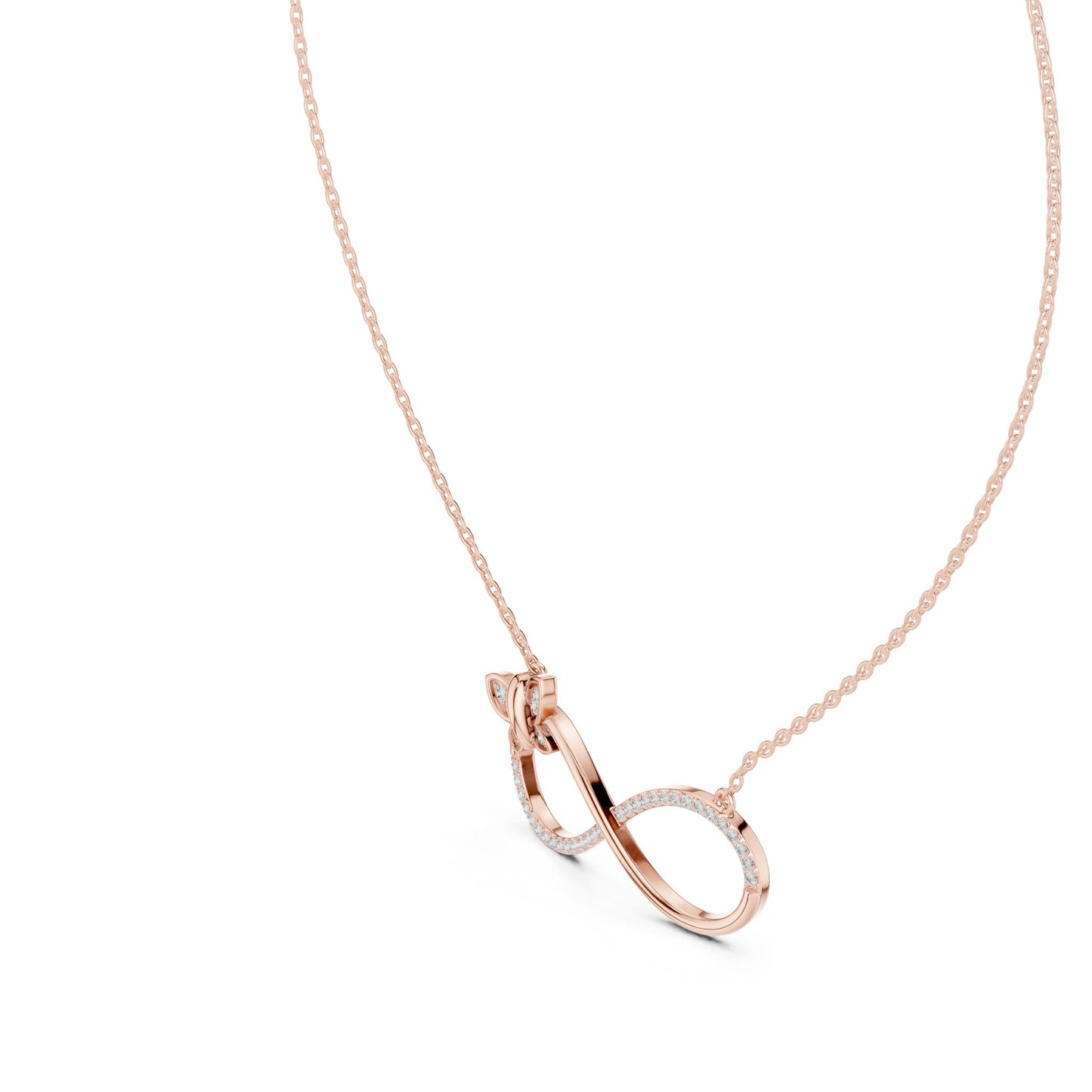 Round Lab Grown Diamond Pendant