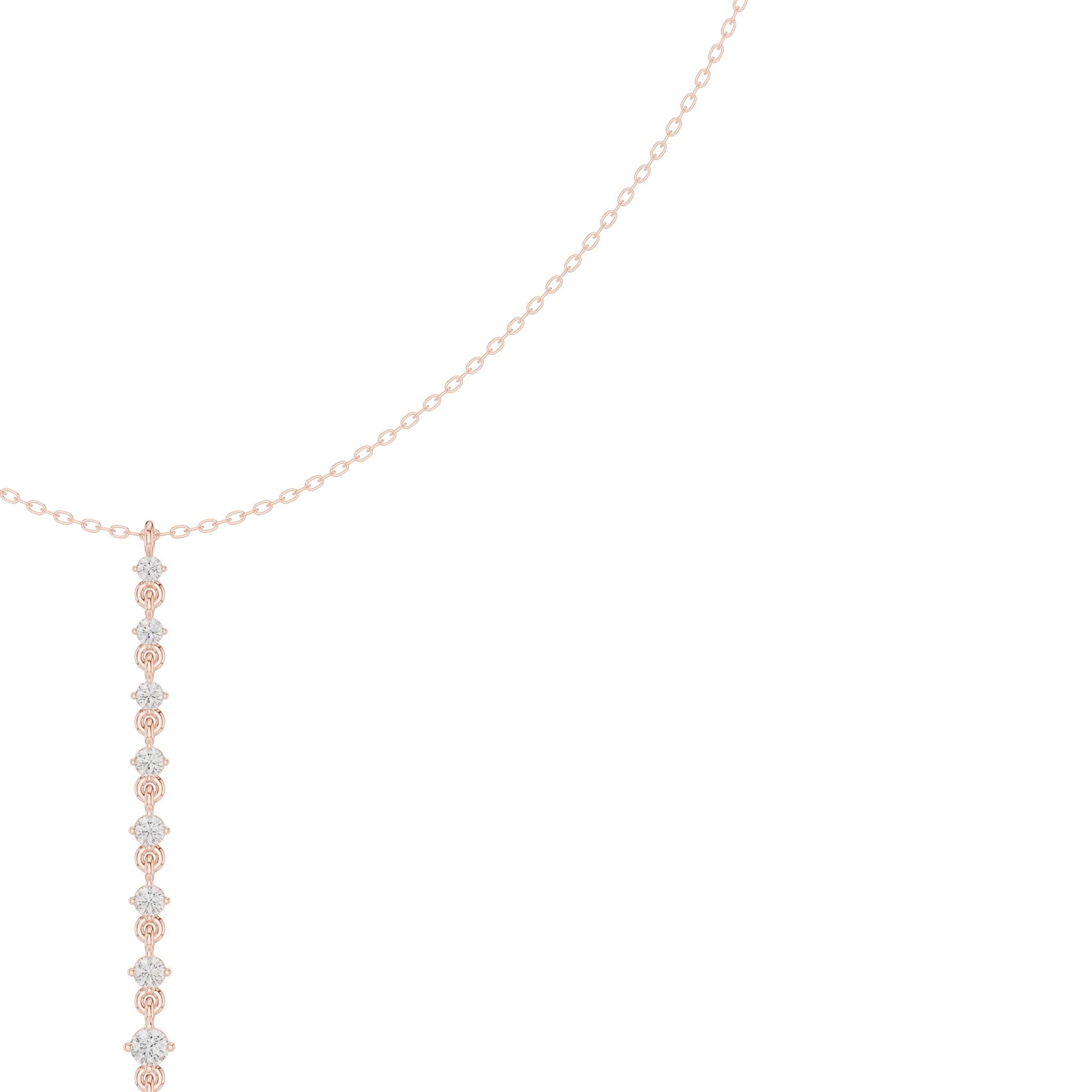 Round Lab Grown Diamond Pendant