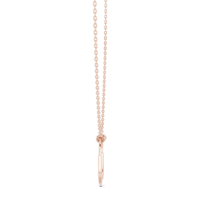 Round Lab Grown Diamond Pendant
