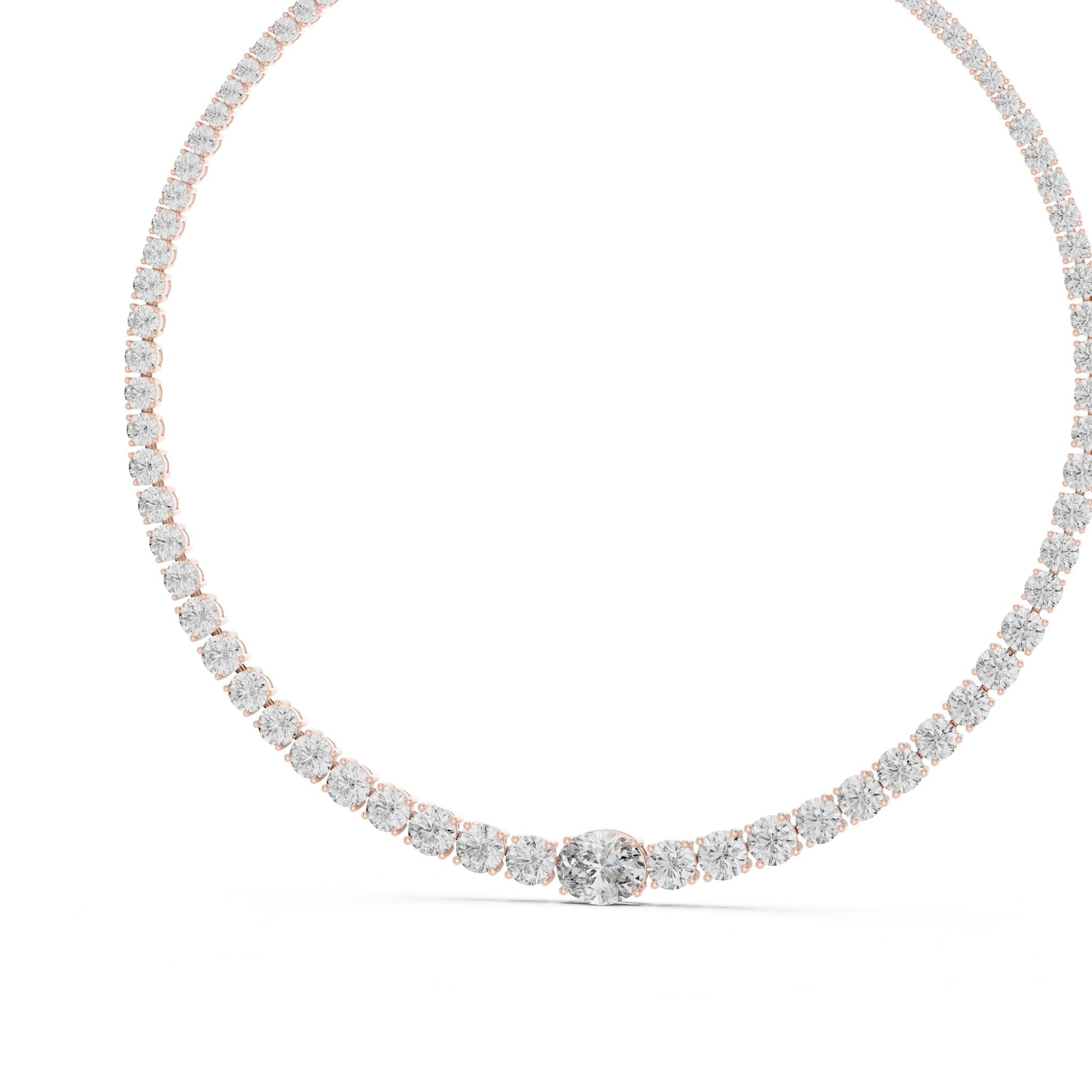 Round Lab Grown Diamond Pendant