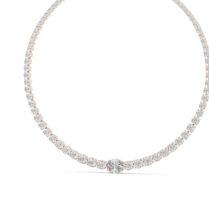 Round Lab Grown Diamond Pendant