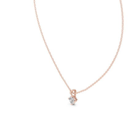 Round Lab Grown Diamond Pendant