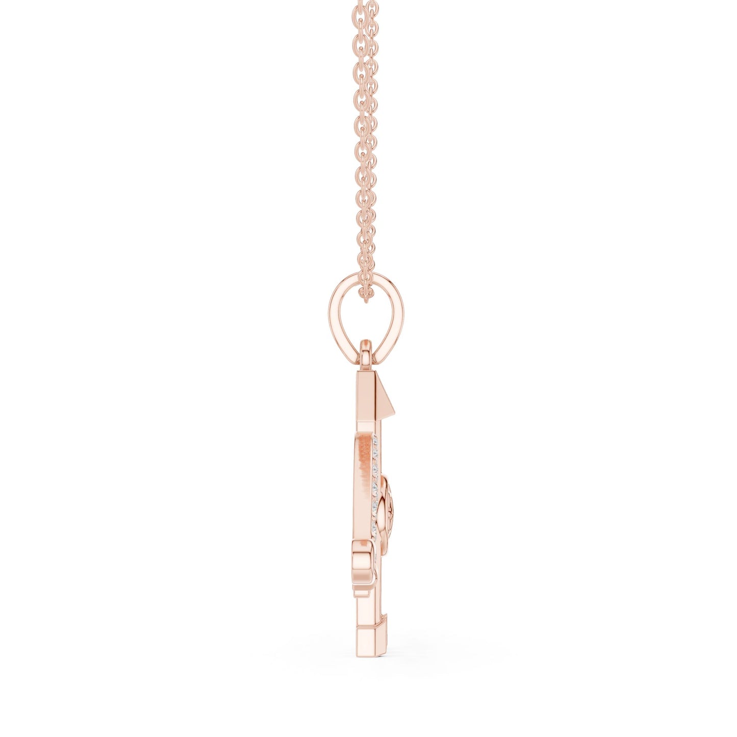 Round Lab Grown Diamond Pendant