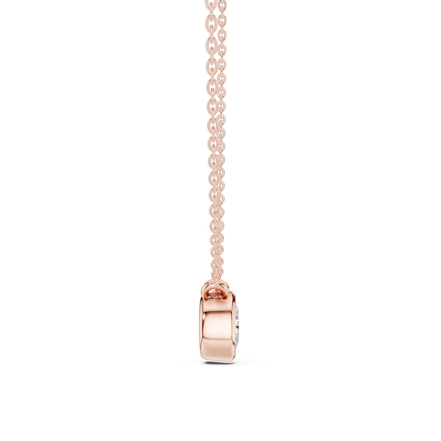 Round Lab Grown Diamond Pendant