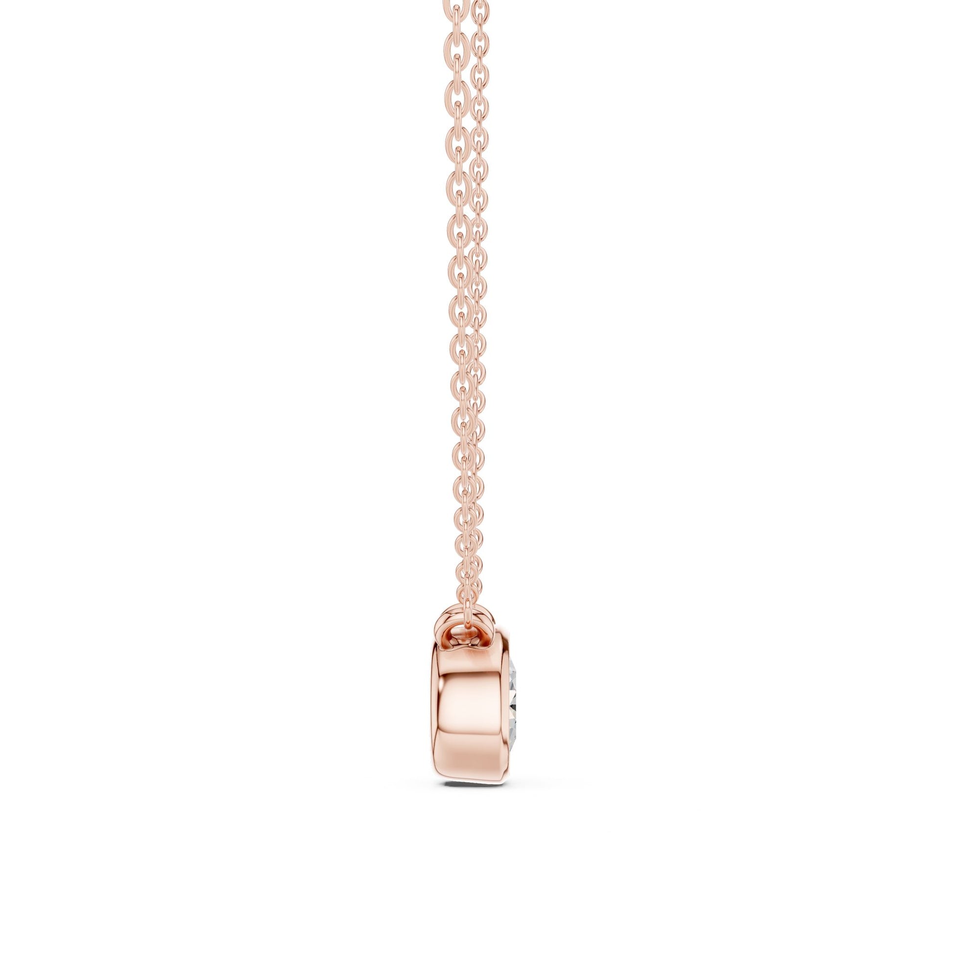 Round Lab Grown Diamond Pendant