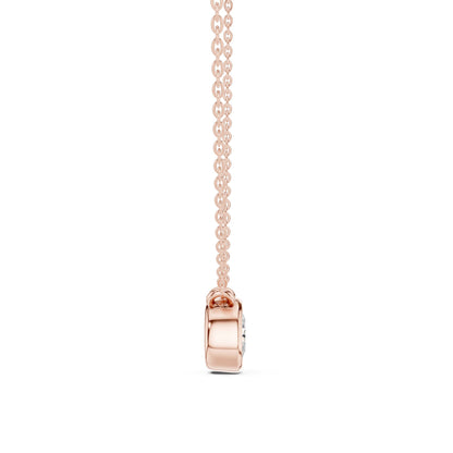Round Lab Grown Diamond Pendant