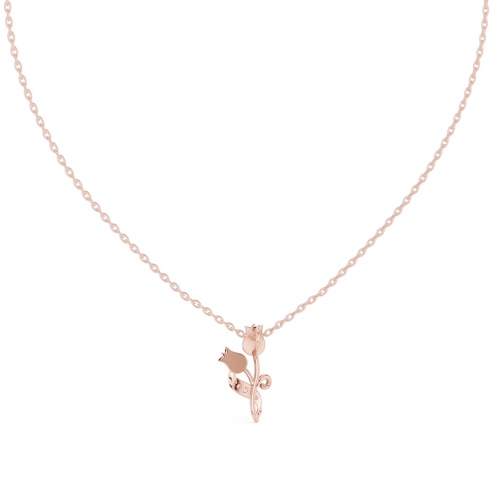 Round Lab Grown Diamond Pendant