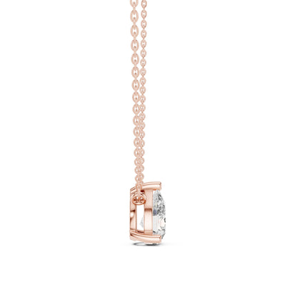 Round Lab Grown Diamond Pendant